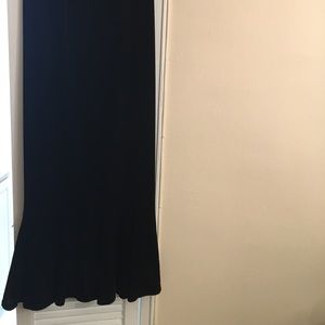 Long Velvet Skirt